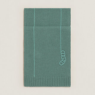 Maillons Traces scarf - White | Hermès Hong Kong SAR